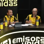 Las voces de El Mejor Equipo durante la cobertura del Universo Futbol 