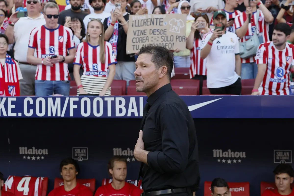 Diego Simeone, técnico del Atlético de Madrid - EFE
