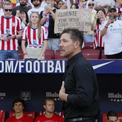 Diego Simeone, técnico del Atlético de Madrid - EFE