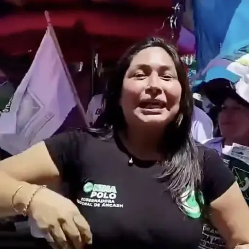 La campaña electoral de Susy Ysabel Aponte Polo, conocida como La China Polo, terminó de forma trágica. ,Captura de pantalla video de X.