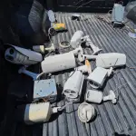 Los aparatos fueron decomisados después de los operativos. ,PNC de Guatemala.