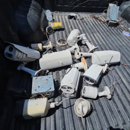 Los aparatos fueron decomisados después de los operativos. ,PNC de Guatemala.