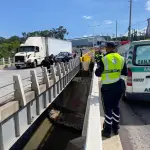 El cuerpo fue localizado bajo el puente Tubac. ,PMT de Villa Nueva