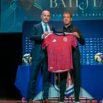 Fernando Batista en su presentación como técnico de Costa Rica en marzo del 2026 - FCRF