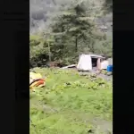 Fotograma de momento de avalancha en Nepal ,Captura de video
