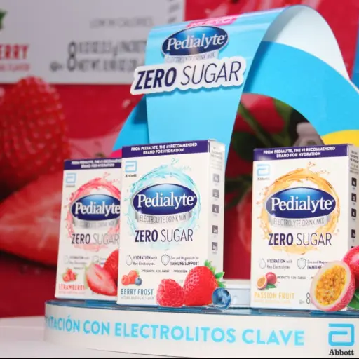 Presentación de Pedialyte Zero Sugar ,Alejandro Meoño