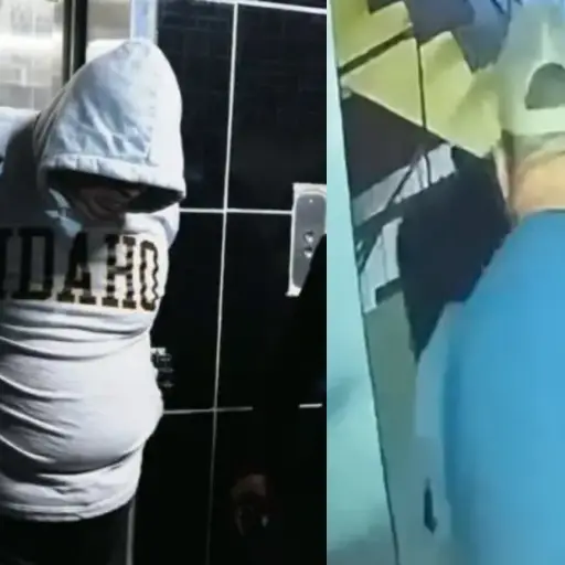 Omar Julián Espinoza Nájera, capturado por agredir a ascensorista en el edificio El Centro, zona 1 capitalina. ,