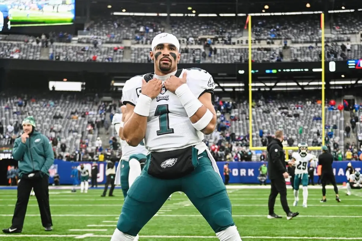 Jalen Hurts, mariscal de campo de los Philadelphia Eagles - instagram @jalenhurts