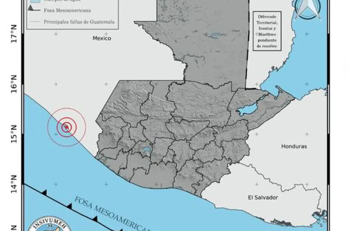 Sismo en Guatemala el viernes, 16 de octubre de 2026., Insivumeh