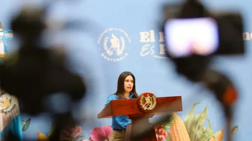 La exviceministra de Gobernación, Claudia Palencia. ,Gobierno de Guatemala