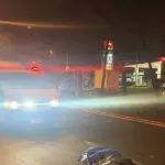La víctima fue atropellada en la zona 11. ,Foto Bomberos Voluntarios