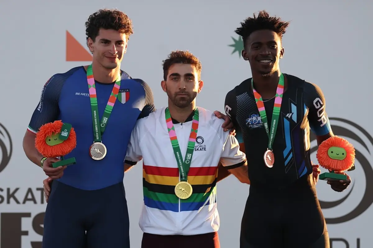 Faberson Bonilla gana medalla de bronce en los 100 metros del Mundial de Patinaje 2026 