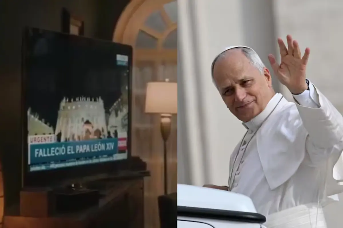 papa León XIV El Habitante, Captura de pantalla Netflix y EFE 