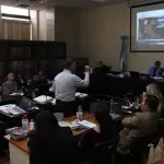 Audiencia en la que el MP solicitó penas de hasta 60 años de prisión contra señalados de cometer ejecuciones extrajudiciales de un guatemalteco y un canadiense en Chimaltenango. ,Omar Solís/Emisoras Unidas
