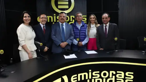 Junta directiva de Emisoras Unidas en la celebración del 62 aniversario del Grupo el jueves 15 de octubre de 2026. ,Omar Solís/Emisoras Unidas