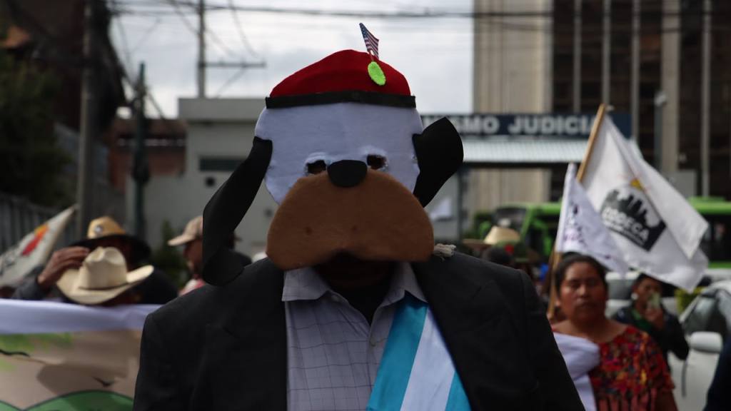 Manifestación de Codeca en Ciudad de Guatemala el lunes 12 de octubre de 2026 | Omar Solís/Emisoras Unidas
