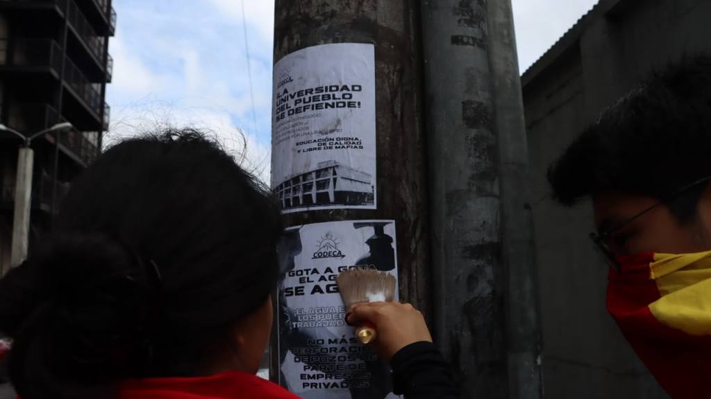 Manifestación de Codeca en Ciudad de Guatemala el lunes 12 de octubre de 2026 | Omar Solís/Emisoras Unidas