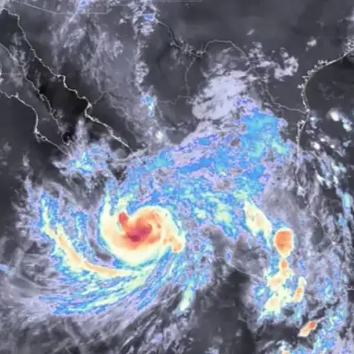 Huracán Simón mantiene categoría 3 ,CONAGUA