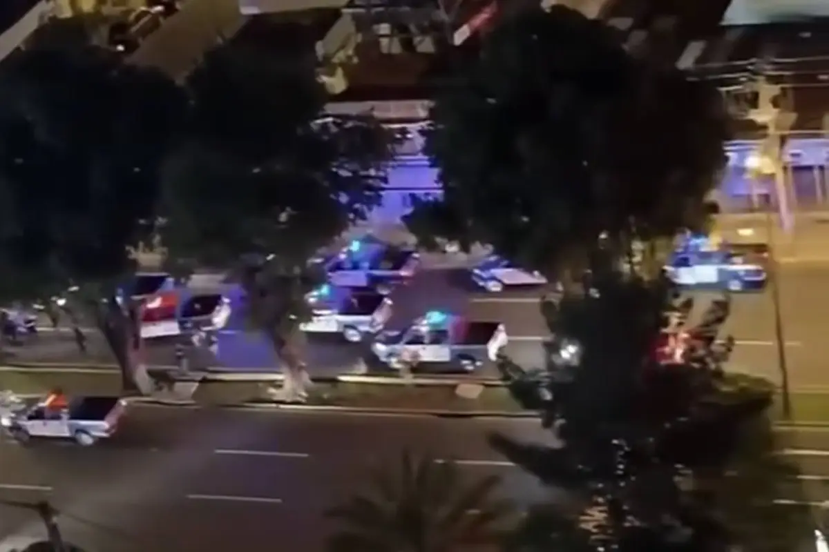 Video capta balacera y persecución policial que terminó con la captura de un presunto pandillero en zona 11., Captura de pantalla video de Facebook.
