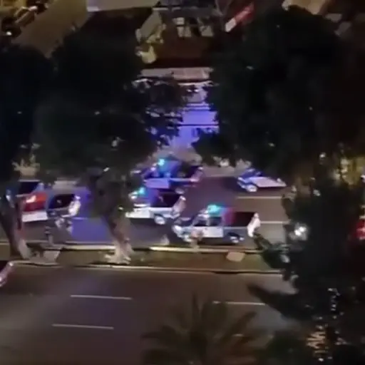 Video capta balacera y persecución policial que terminó con la captura de un presunto pandillero en zona 11. ,Captura de pantalla video de Facebook.