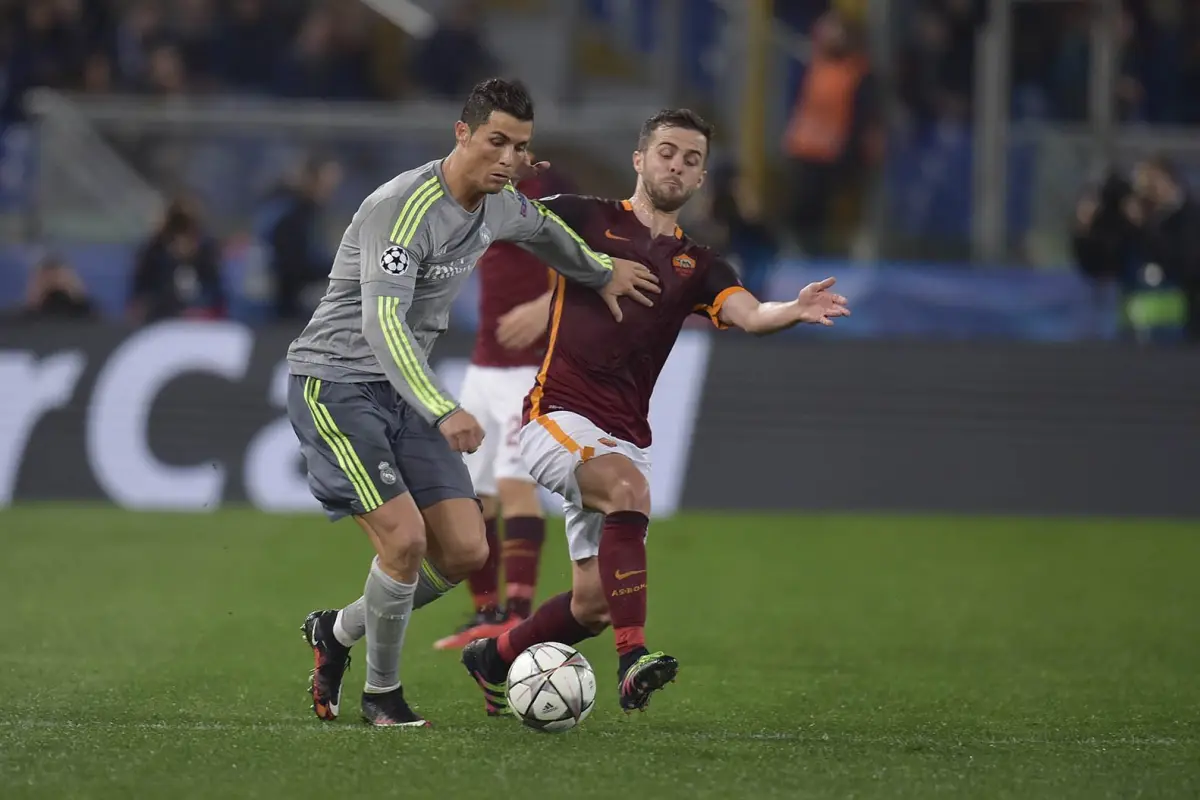 Partido entre la Roma y el Real Madrid en la Champions League 2015/16 - AS Roma