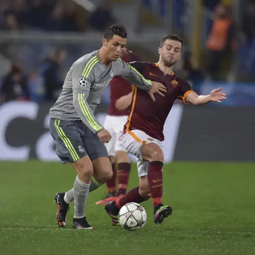 Partido entre la Roma y el Real Madrid en la Champions League 2015/16 - AS Roma