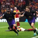 Celebración del Barcelona ante el Galatasaray en Estambul - UEFA