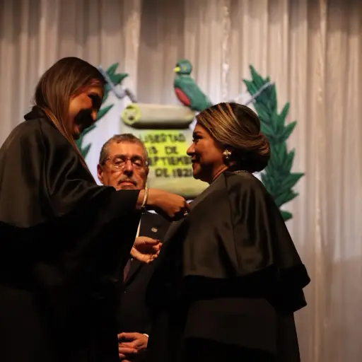 enny Alvarado Tení asumió la presidencia del Organismo Judicial (OJ) y de la Corte Suprema de Justicia (CSJ) ,Foto Omar Solís