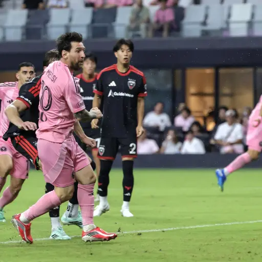 Lionel Messi en el partido entre Inter Miami y DC United - EFE