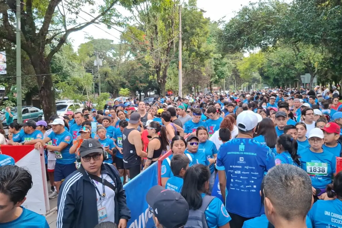 Al menos 2 mil personas se reunieron en la Avenida la Reforma y 12 calle zona 9., Alex Meoño 