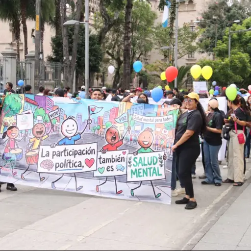 La marcha se realizó en el Paseo de la Sexta.  ,Alex Meoño 