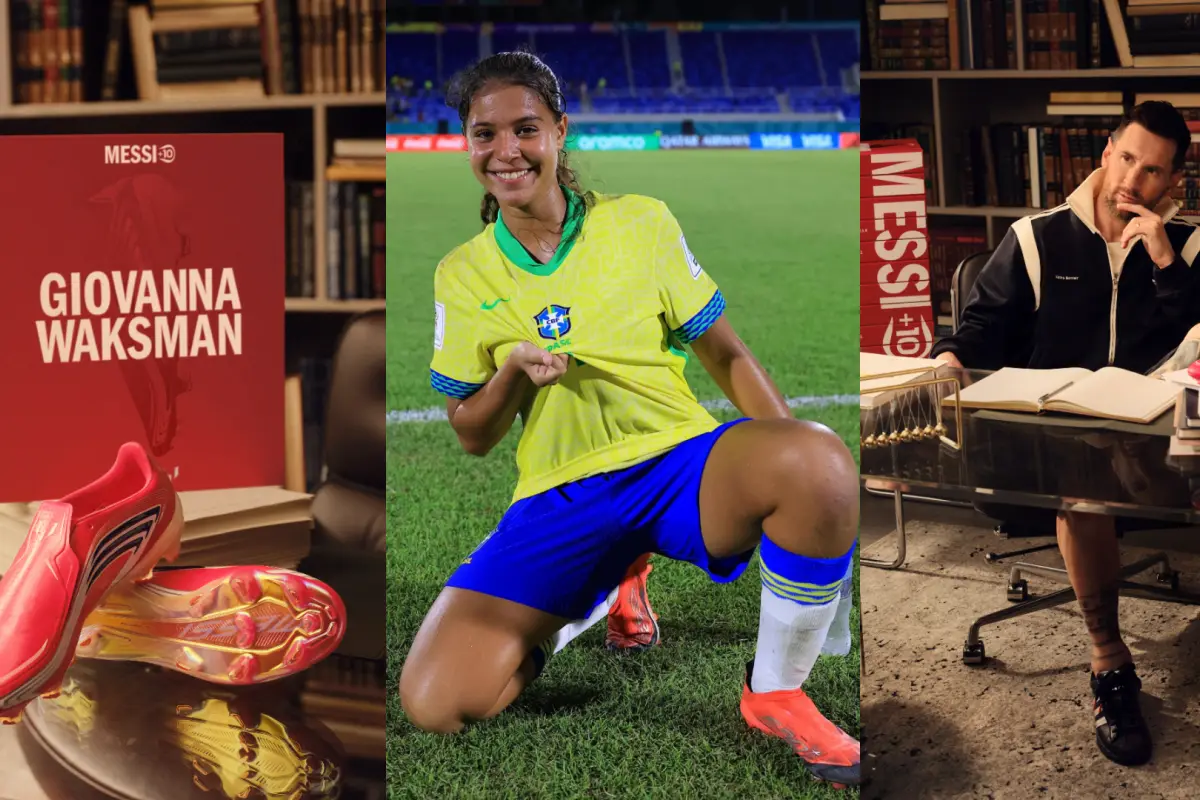 Giovanna Waksman fue elegida por Messi como una futura estrella del futbol