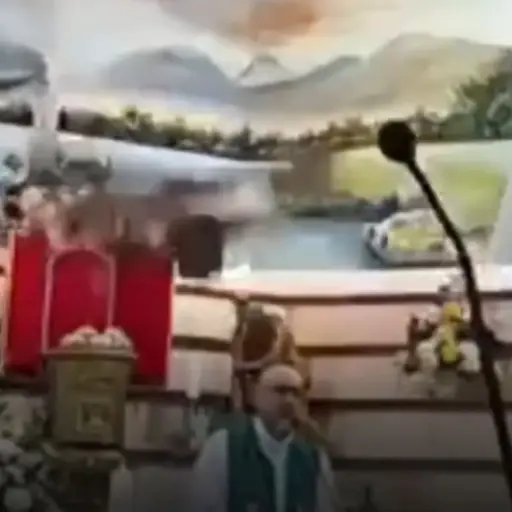 Las imágenes le dieron la vuelta al mundo por lo impactante del suceso. ,Captura de pantalla