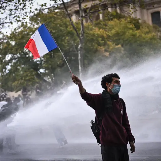 Disturbios en París durante la jornada de este fin de semana - EFE