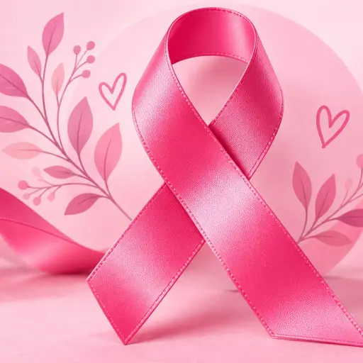Lazo rosa Día Mundial contra el Cáncer de Mama ,Imagen ilustrativa 