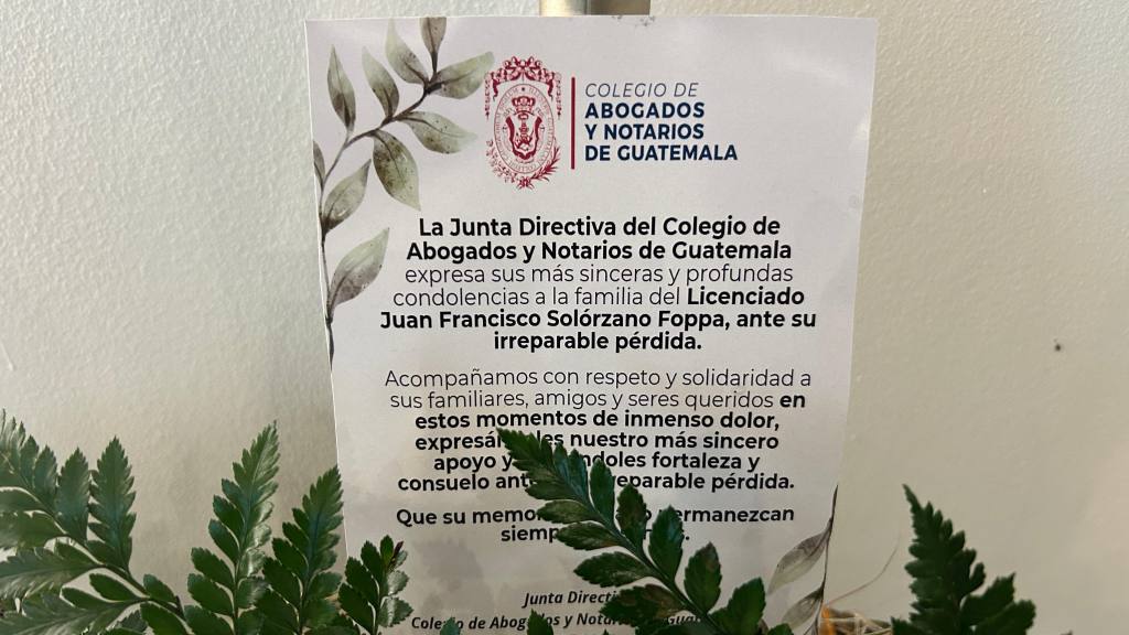 Funeral de Juan Francisco Solórzano Foppa | Omar Solís/EU