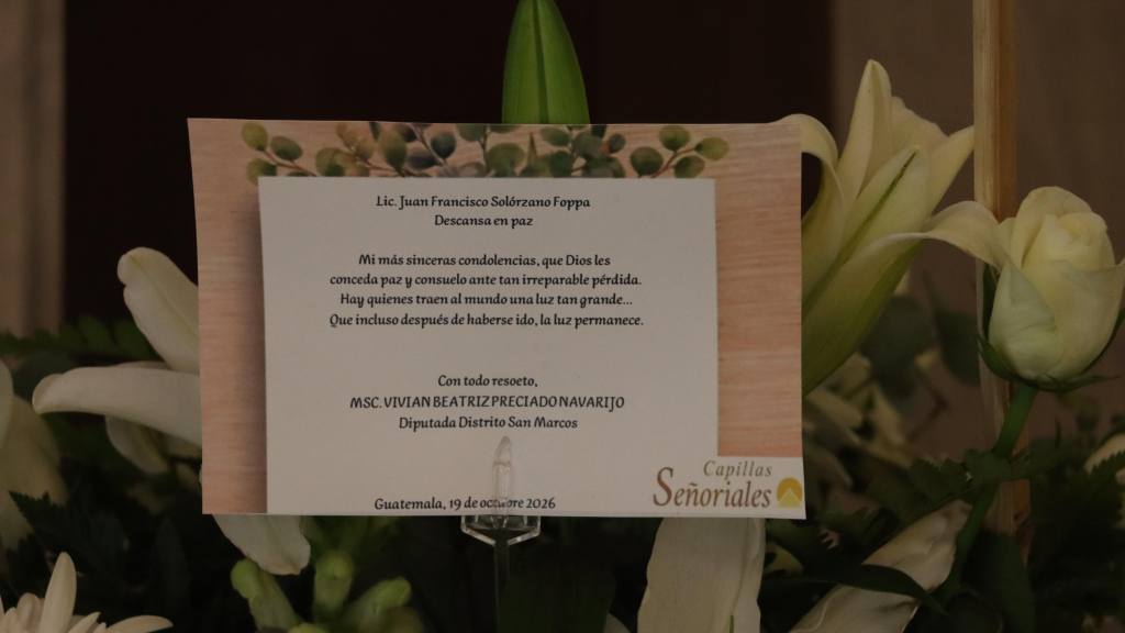 Funeral de Juan Francisco Solórzano Foppa | Omar Solís/EU