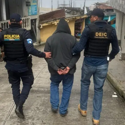 El Brujo fue detenido en el cantón La Unión, municipio de Concepción Huista, Huehuetenango. ,Foto Archivo PNC