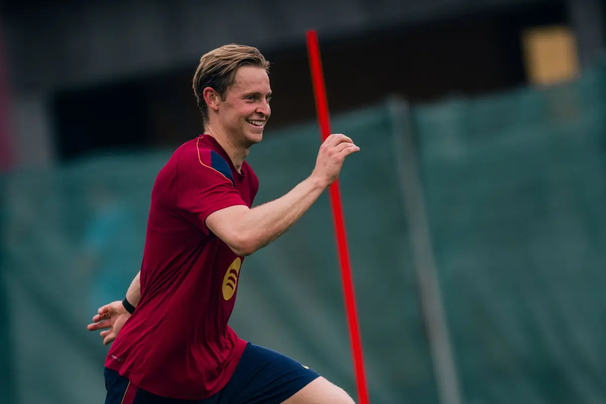 Frenkie de Jong se incorporó a los entrenos del FC Barcelona - FC Barcelona