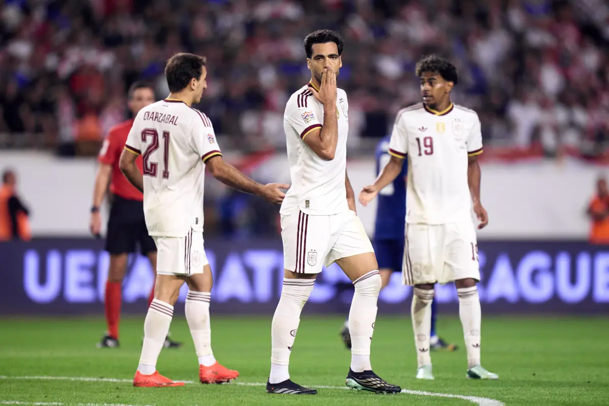 Anotación de Mikel Merino ante Croacia