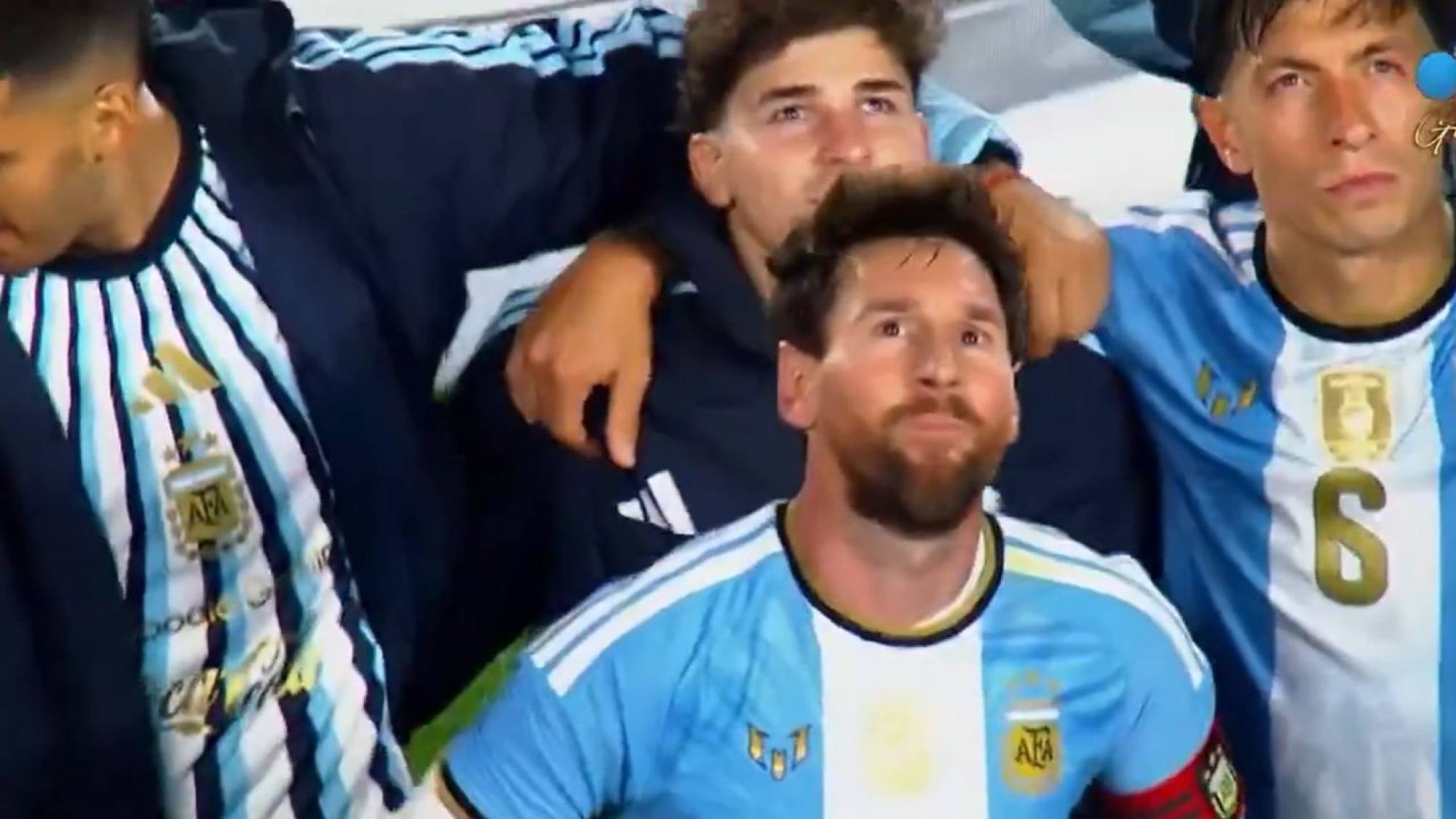 Sancor Seguros aparece en el show de drones de la despedida de Messi y genera abucheos