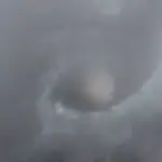 Videos captan aterradora formación de nubes en forma de embudo antes de tormenta con granizo en Paraguay. ,Captura de pantalla video de X.