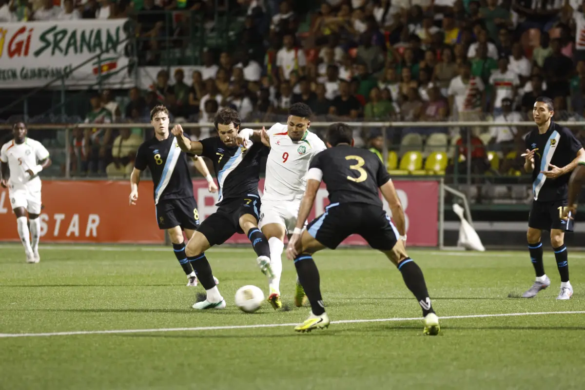 Partido entre Surinam vs. Guatemala en Paramaribo por la Liga de Naciones de Concacaf - Concacaf