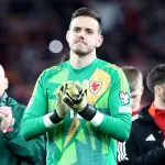 Danny Ward, el portero de Gales cometió un grave error ante Dinamarca