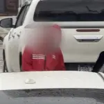 PMT denuncia que apartaparqueos cobran tarifas por hora, día y hasta por mes en la capital. ,Captura de pantalla video de X.