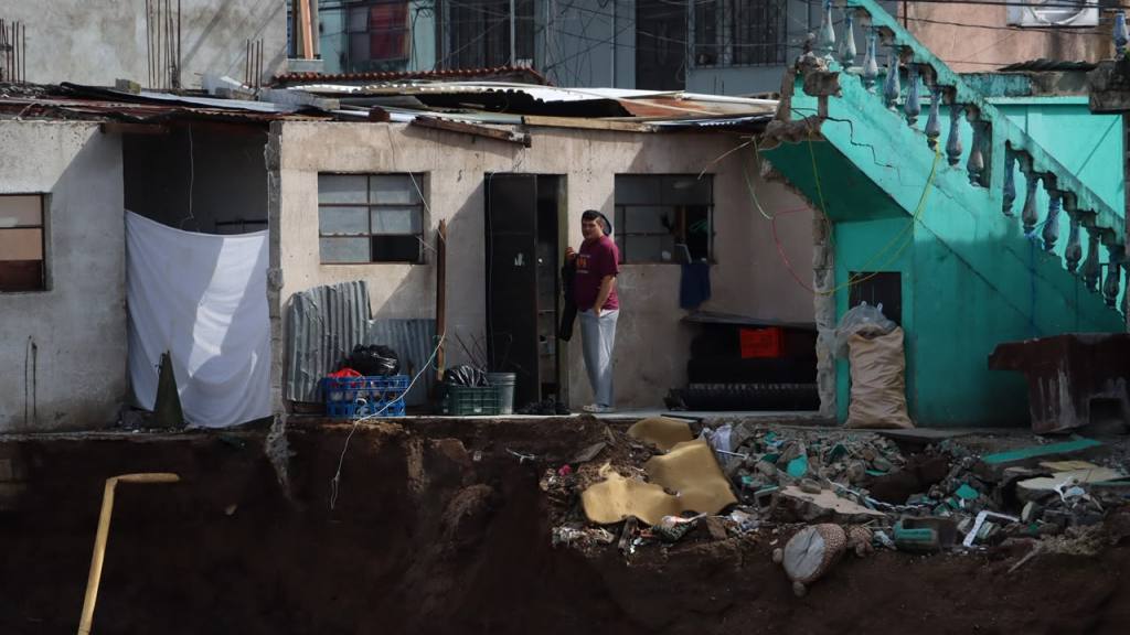 Colapso de viviendas en Villa Hermosa, San Miguel Petapa | Omar Solís/Emisoras Unidas