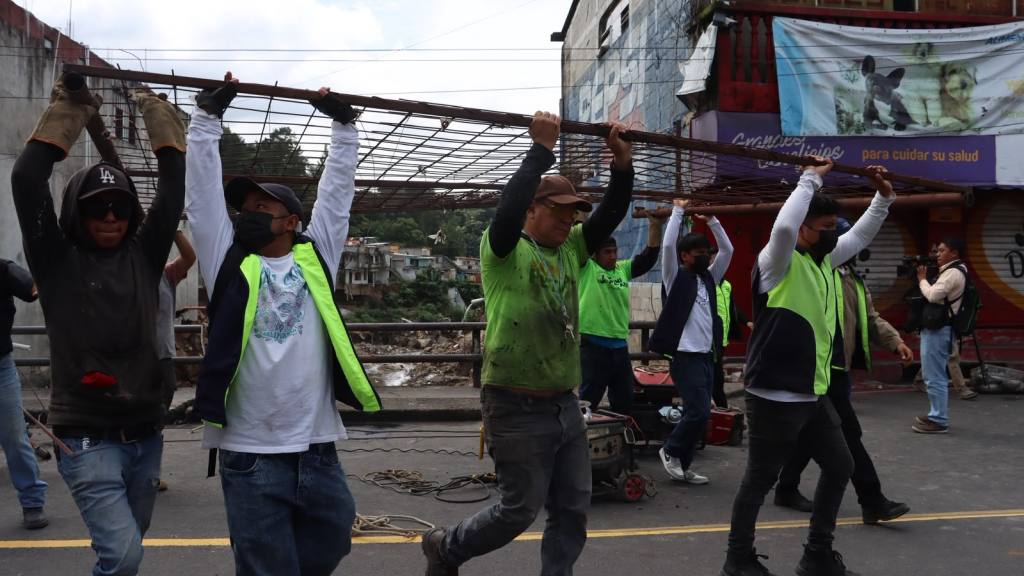 Colapso de viviendas en Villa Hermosa, San Miguel Petapa | Omar Solís/Emisoras Unidas