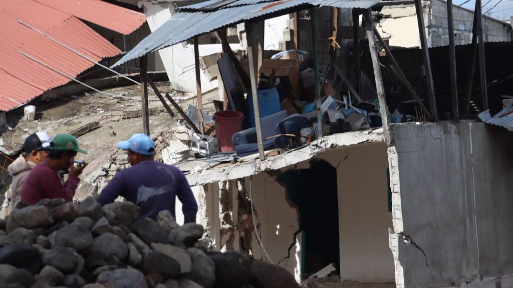 Colapso de viviendas en Villa Hermosa, San Miguel Petapa, Guatemala, en octubre de 2026. | Omar Solís/Emisoras Unidas