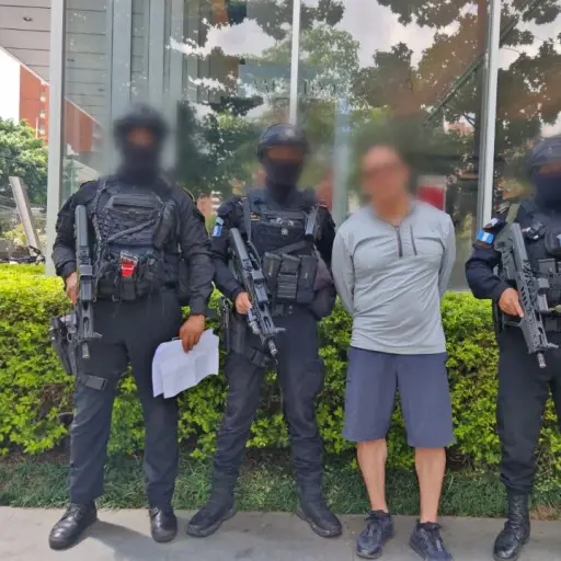 Jorge Michel Monroy, presunto narcotraficante mexicano requerido por EE. UU. fue capturado en la zona 10 de la Ciudad de Guatemala. ,Ministerio Público