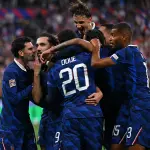 Celebración de Francia ante Bélgica en el Stade de France - Equipe de France